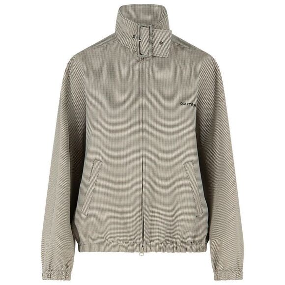 Courreges Beige Wool Blend Bomber Jacket Women